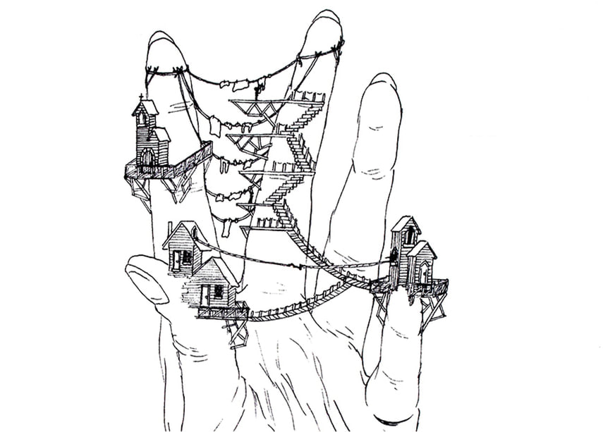 Hand Lands by Bonnie McArthur